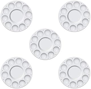 Pack of 5 Round Artists Paint Palette