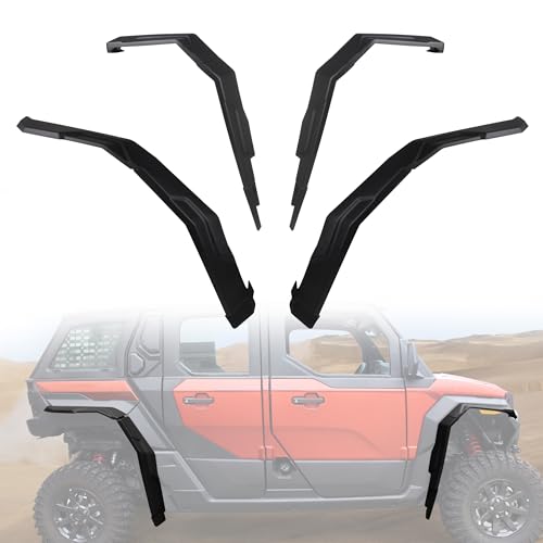Image of Fender Flares for Xpedition XP /ADV, Front & Rear Extended Mud Guards Compatible with Polaris Xpedition XP /XP 5 /ADV /ADV 5 2024+ Accessories Replace #2890638 Full Coverage Mud Flaps