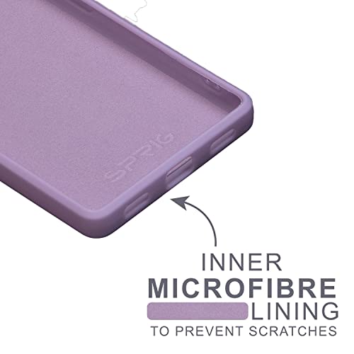 Image of SPRIG Compatible with Google Pixel 6A Premium FlexTone (TPU) Premium Back Cover Drop Tested Shock Proof Mobile Case for Men, Women, Boys and Girls with Camera Protection (Lavender Purple)