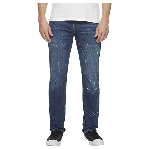Calça jeans masculina Levi 's Made in The USA 511 Slim, Professor Marvel - Stretch, 30W x 30L