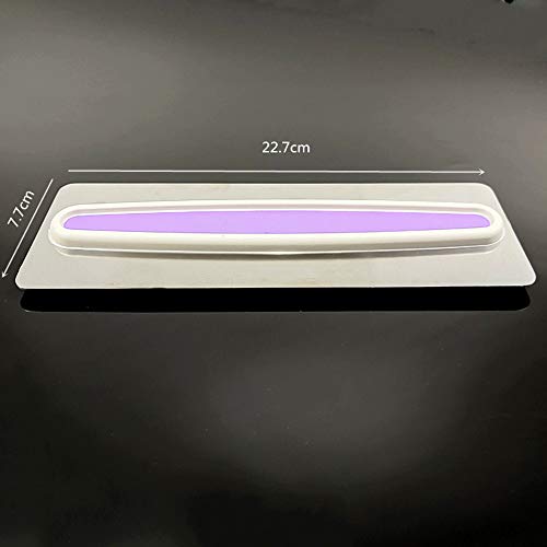 Honorall 3pcs Bolo raspador mais suave creme de decoração pente e glacê mais suave, borda de decoraç