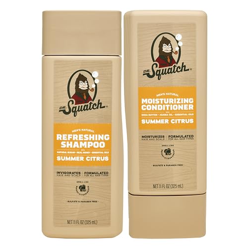 Dr. Squatch Natural Hair Bundle for Men - Healthy, Full