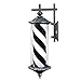 Produktbild Barber Pole Led Light, Friseursalon-Friseursalon im Retro-Stil im Freien Friseurschild, rotierend Leuchtend rot weiß blau LED-Streifen Für Friseur-Wandleuchten