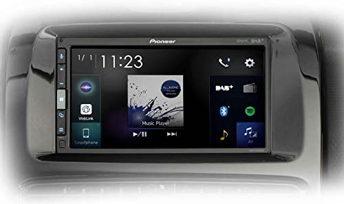 Pioneer SPH-EVO62DAB-CLIO - Centro multimedia para Renault Clio IV, pantalla táctil de 6,8 pulgadas, carga USB de 1,5 A, CarPlay, Android Auto, radio DAB/DAB+, Bluetooth,