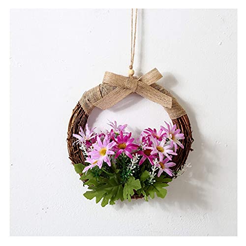 Couronne de porte d'entrée fleurie pour sublimer votre accueil de Noël