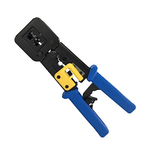 gazechimp Ferramenta De Crimpagem EZ RJ45 Para RJ-11 12 E RJ-45 - Substituição De Lâ De 1 Pacote De