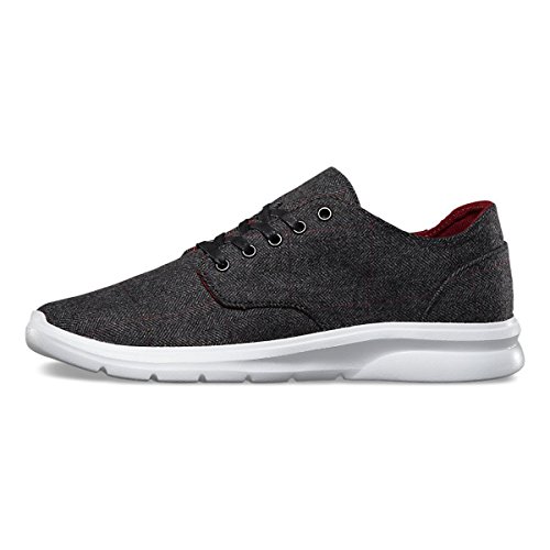 Vans Vans Men's Iso 2 Tweed Casual Shoes (4 D(M) US, Black/White)