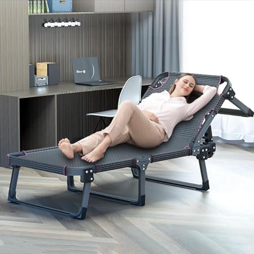 Chaise longue extérieur portable fauteuil inclinable grand confort