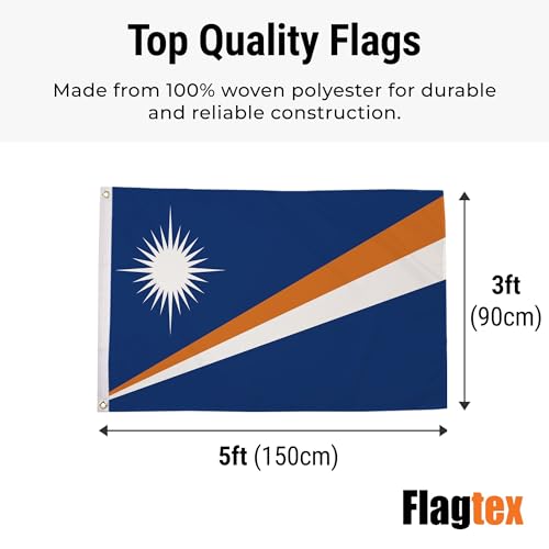 Bandera de las Islas Marshall Flagtex grande y resistente al viento 3