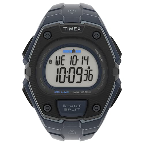 Timex メンズ アイアンマン クラシック C30 クォーツウォッチ ブルー アイアンマン クラシック C30, ブルー, Ironman Classic C30。
