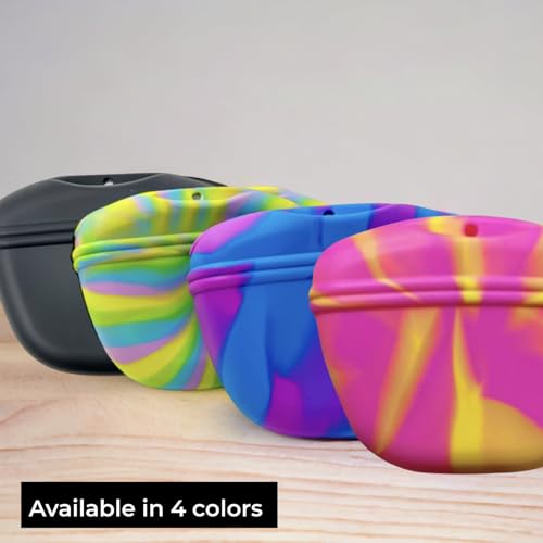 SparkDog Collars K9 Snack Sack Clip On Silicone Dog Training Treat Pouch com Fecho Magnético, Dog Tr