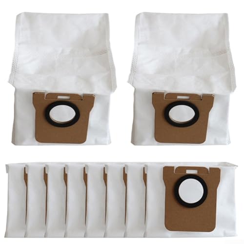10 Piezas Bolsas De Polvo De Repuesto Para Xiaomi X10, X10+, X20+, X20 Pro, X20 Max, M30, M30 Pro, M30s, M40, B116 Robot Aspiradoras, Bolsas De Polvo De Gran Capacidad De 3,5 L(10 Piezas)