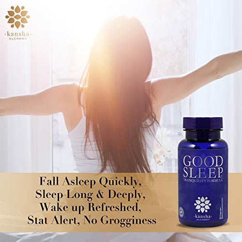 image for Kansha Alchemy Natural Sleep Aid with Magnesium, Mucuna Puriens, L The