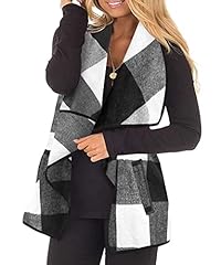 21-plaid White Black