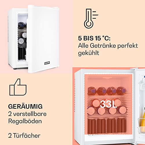 Klarstein Mini Kühlschrank für Zimmer mit 33 Litern Volumen