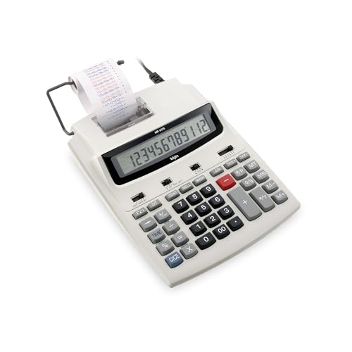 Calculadora de Mesa 12 dígitos Elgin Calendário Relógio e Impressão de Data Gelo