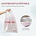 Soeos Thank You Plastic Bags, 70 Count, 11.5