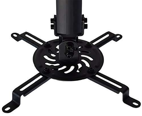 Vivo Universal Extending Ceiling Projector Mount, Height Adjustable Projection, Black, Mount-Vp02B #TOP3