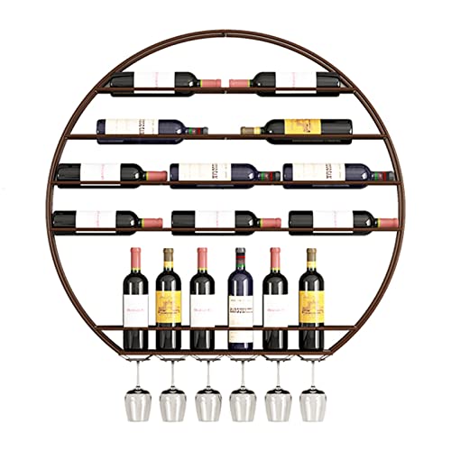 Casier à vin mural avec support verres intégré gain de place
