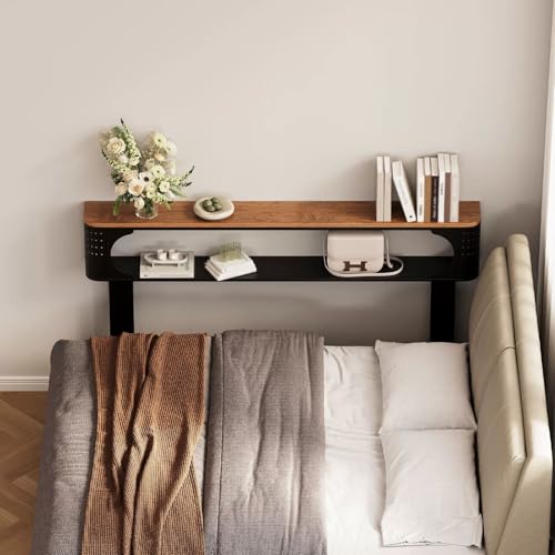 Tablette radiateur étagère double console meuble salon 120x120 - 8