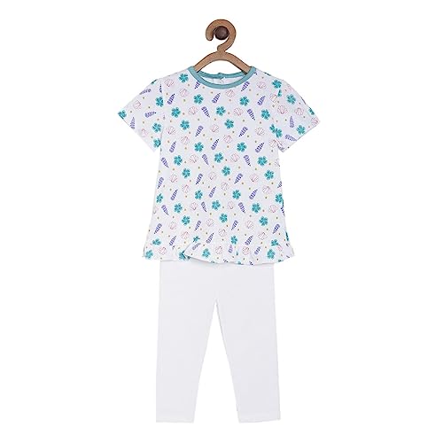 Image of miniklub Girls Red & Pink Top With Shorts