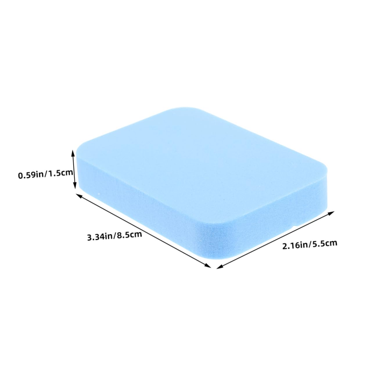 HANABASS 2Pcs Table Tennis Racket Cleaning Sponge Dual Sided Paddle Eraser for Efficient Rubber Maintenance Quick Drying PVA Material Portable Table Tennis Accessories