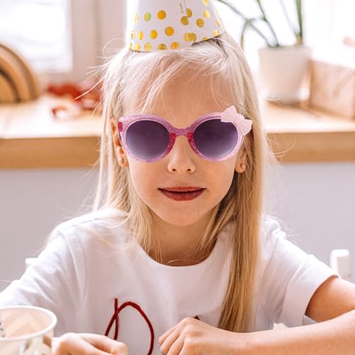 SOIMISS Óculos De Sol Bowknot Óculos De Sol De Desenho Animado Plástico Bowknot Lembrancinhas Para C