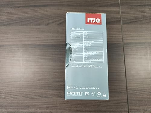 Mini WiFi Projector, iTJQ Projector 1080P Supported, Portable Projector for Outdoor Movies, Phone Projector Compatible with iOS/Android, Laptop, PS4, TV Stick, HDMI/USB Mini WiFi Projector, iTJQ Projector 1080P Supported, Portable Projector for Outdoor Movies, Phone Projector Compatible with iOS/Android, Laptop, PS4, TV Stick, HDMI/USB