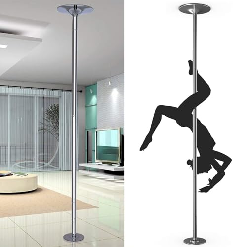 Barre de pole dance amovible pour studio de yoga et entraînement maison