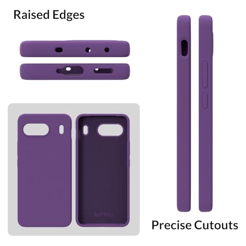 Image of SPRIG Compatible with OnePlus Nord 4 Premium SilkTone Back Cover Drop Tested Shock Proof Mobile Case for Men, Women, Boys and Girls with Camera Protection (Purple)