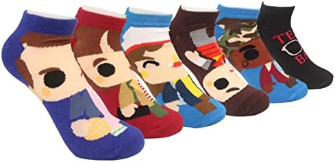 Vercico 6 Pack Ankle Socks Teen Women Novelty Socks Set No Show Low Cut Girls Casual Socks