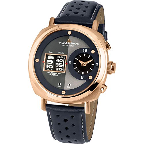 JACQUES LEMANS Analogico mid-31352, Nero, striscia