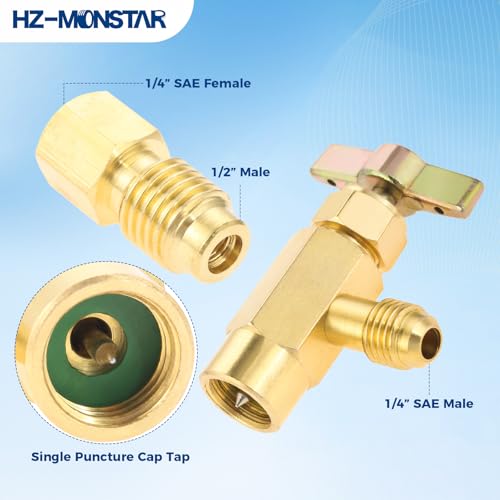R134a Can Tap Puncture Style, Dispensador Refrigerante miniatura 3