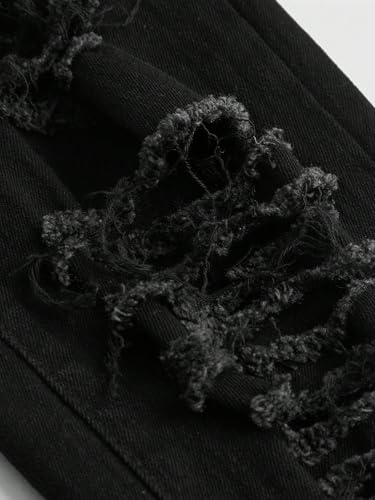 jeans for women trendy Ladder Ripped Jeans,3