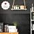 SMART TILES Peel and Stick Backsplash - 5 Sheets of 10.61" x 9.56" Matte Black - 3D Adhesive Peel and Stick Tile Backsplash for Kitchen, Bathroom, Wall Tile