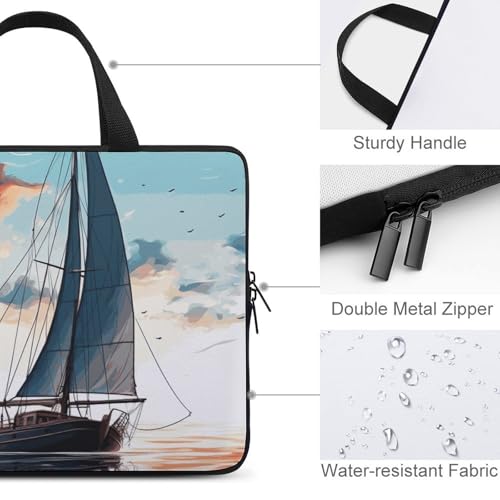 Sac de protection portable 13" bleu antichoc et anti-rayures