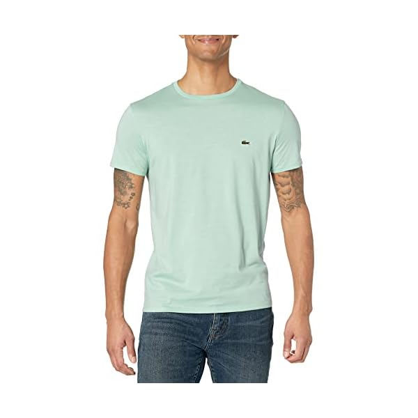 Lacoste-Contemporary-Collections-Mens-Short-Sleeve-Pima-Crewneck-Tee-Shirt Lacoste-Contemporary-Collections-Mens-Short-Sleeve-Pima-Crewneck-Tee-Shirt