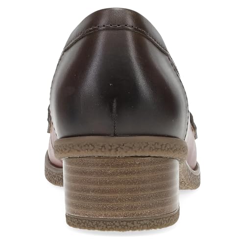 Image of Dansko Danica Heeled Loafer for Women - Waterproof Leather with Rubber Outsole and Leather Stacked Heel for Long-Lasting Style in Any Weather
