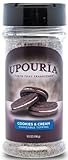 Upouria Cookies & Cream Shakeable Topping, 5.5 Ounce Bottle