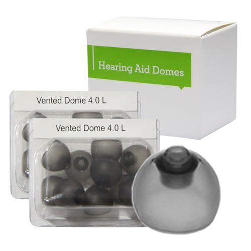 for Phonak Hearing Aid Accessories Vented Dome 20PCS(Large 0.43 Inches)