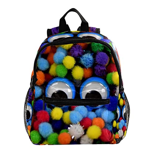 Estudiante bookbag colorido de 12 pulgadas para niños pequeños y niñas