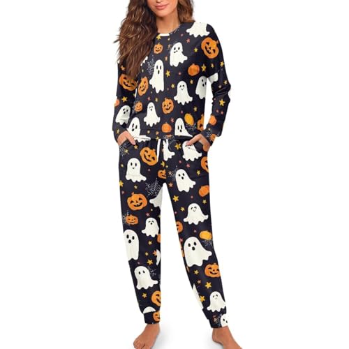 Image of Womens Lounge Set Long Sleeve Soft Pajama Sets