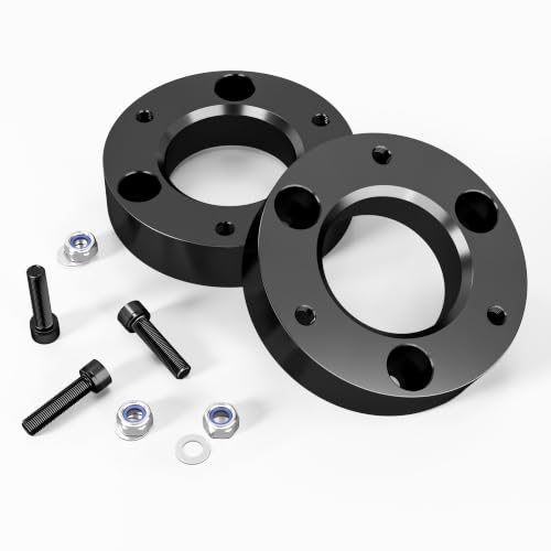 MIDOU AUTO 2" Front Forged Aluminum Suspension Lift Kit for 2004-2024 Ford F150 2WD/4WD, 2in Front Strut Spacers