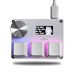 BTXETUEL SayoDevice OSU O3C Quick Release Magnetic Linear Switches with Knob and Display, Copy Paste, Shotcut, Mini Macro Hotswap Keyboard
