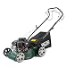 POLLOR Self Propelled Petrol Lawn Mower 132cc 4 Stroke Engine, 40cm Cutting Width, 45L Grass Collection Bag, 7 Height Settings, Adjustable 25-75mm Cutting Heights for Small & Medium Gardens