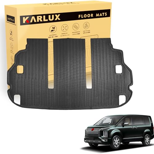 KARLUX �O�H �V�^ �f���J D5�^ 8�l��� ���Q�b�W�}�b�g,����TPE�f�ށA�h���E�h���E�h���A�_�炩�����؁A��i�A���t���ȒP�A�ϋv���AMITSUBISHI DELICA D5 2019�N2���`���s ��p �J�[�}�b�g 3d�t���A�}�b�g.. (���Q�b