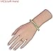 1 maniquí de silicona realista para mano izquierda y derecha, maniquí de mano femenina de silicona (1 mano izquierda)