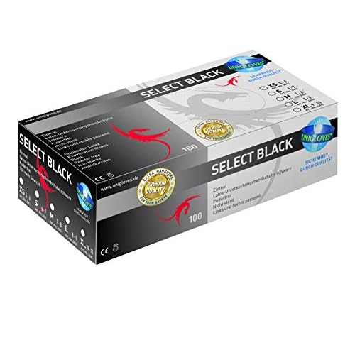 Latexhandschuhe Gr. S 100 Stück Select Black puderfrei