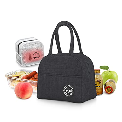 JEEZAO Bolsa Termica Porta Alimentos 6L,Bolsa Nevera Refrigeradora,Llevar Almuerzo para Playa,Oficina,Trabajo,Viaje,Escuela