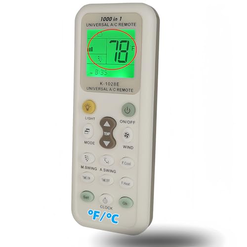 Télécommande universelle pour climatiseur split AC écran LCD rétroéclairé Celsius Fahrenheit